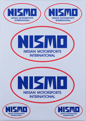 NISMO 40th Anniversary Logo Sticker Set (Old NISMO Logo)
