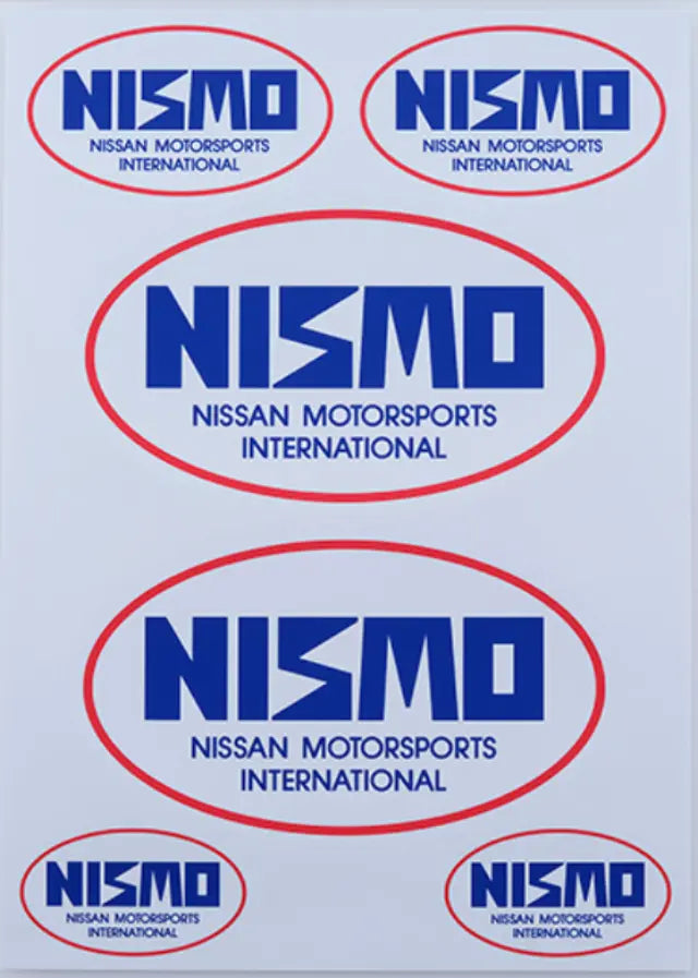 NISMO 40th Anniversary Logo Sticker Set (Old NISMO Logo)